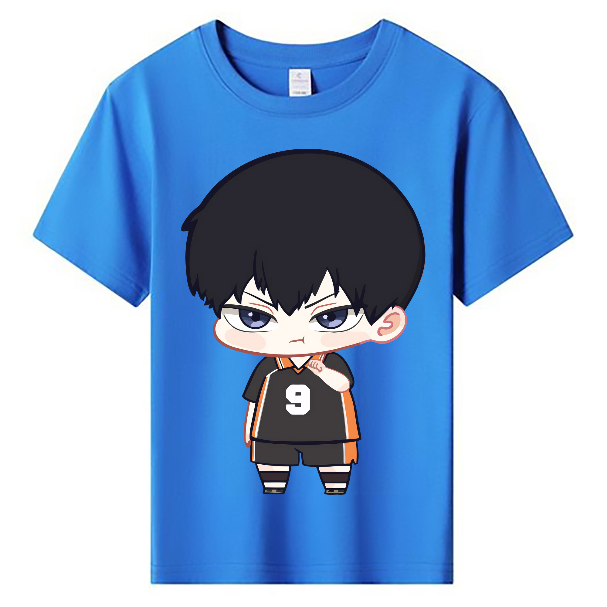 （画像用） ハイキュー!! Haikyu!! 綿100％キッズTシャツ（フロントプリント）